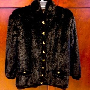 St. John faux mink coat